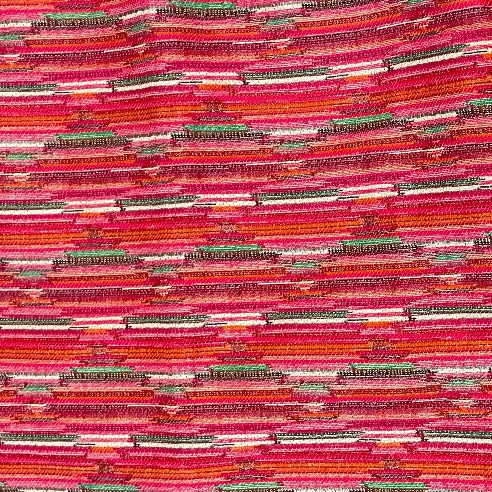 LOFT Ikat Jacquard Mini Skirt Peppermint Pink Womens Size 6 NWT Preppy Textured - Picture 11 of 11